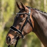 Lumiere Adeline Bridle with leather Nappa reins (cavesson)