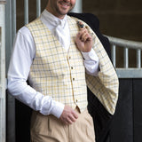 EQUETECH MENS CLASSIC TATTERSALL CHECK WAISTCOAT