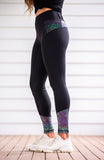Youth Performance Riding Tights - Black  Mermaid