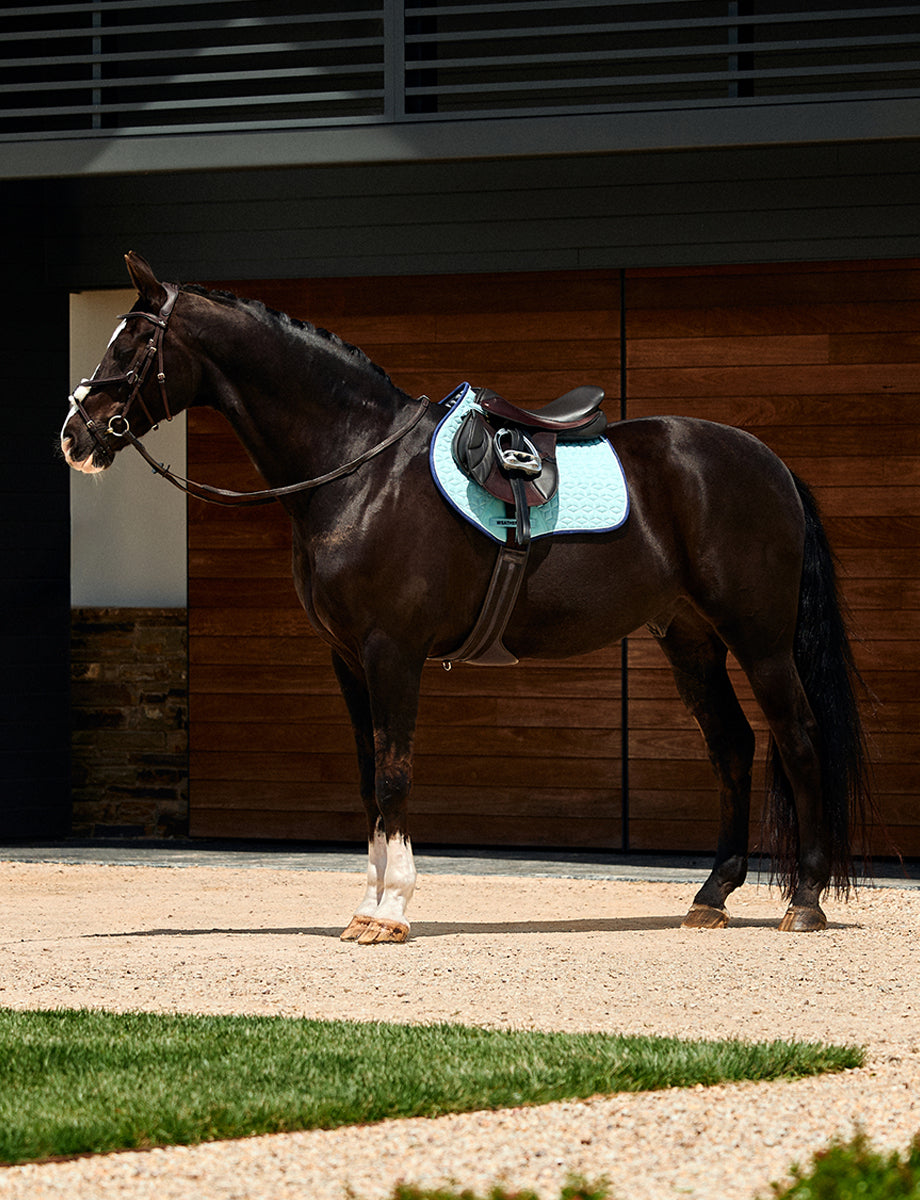 WeatherBeeta Suede Elite Air-Tec Jump Shaped Saddle Pad