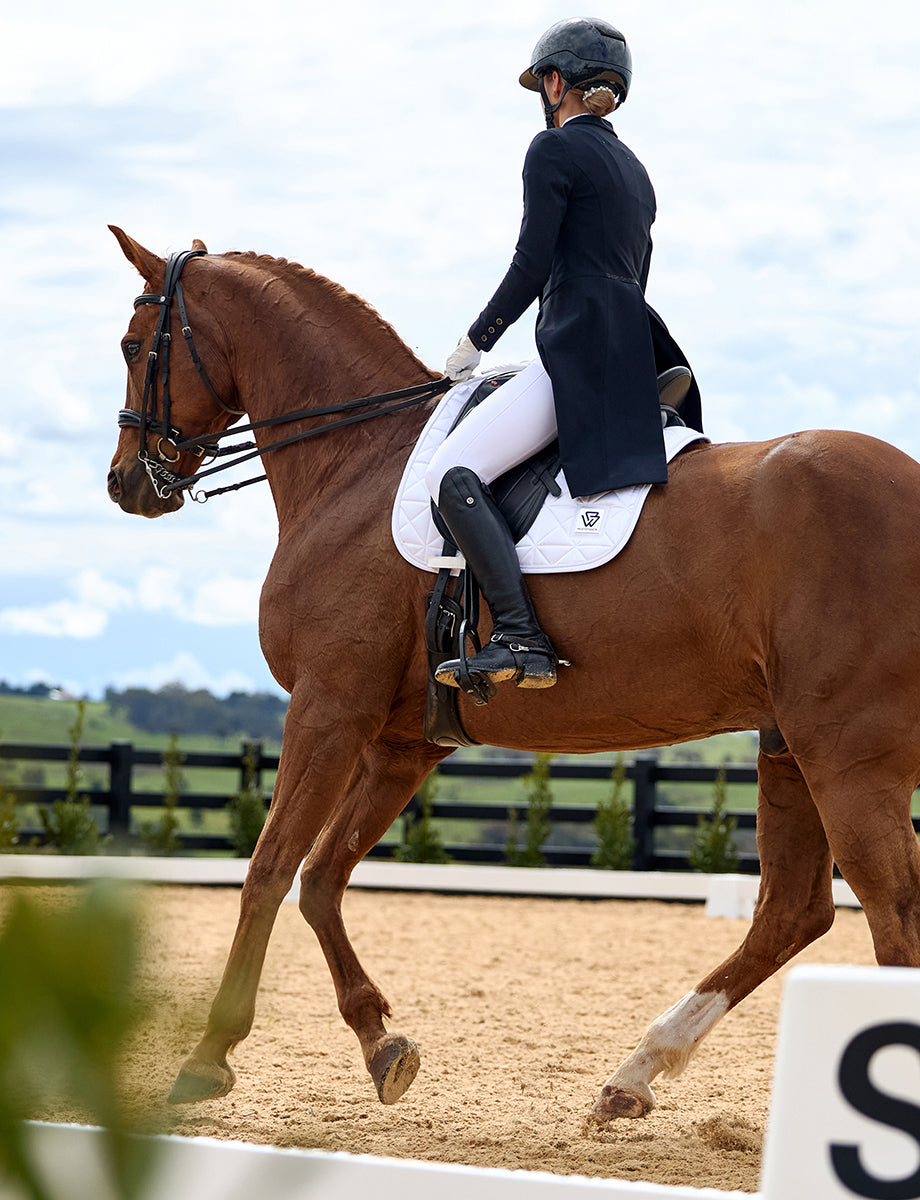 WeatherBeeta Satin Luxe Air-Tec Dressage Saddle Pad