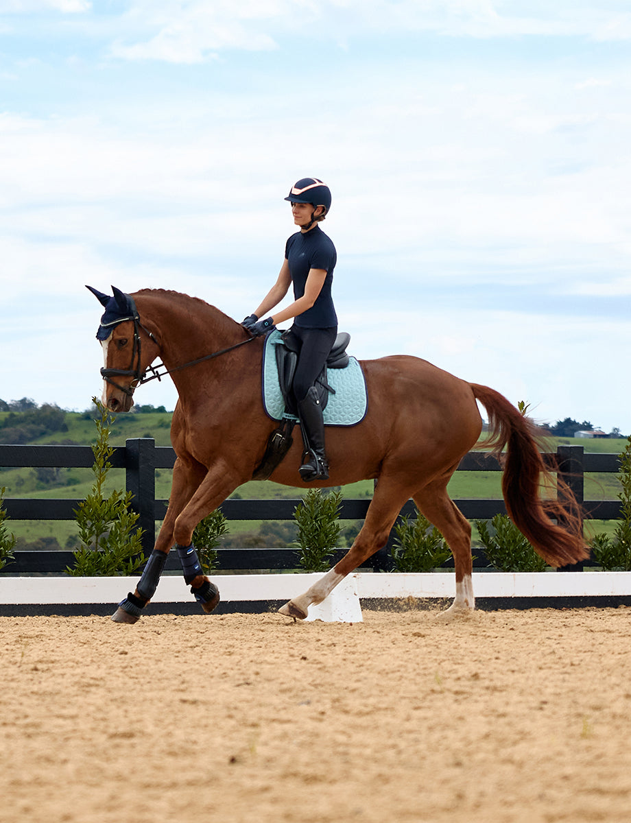 WeatherBeeta Suede Elite Air-Tec Dressage Saddle Pad