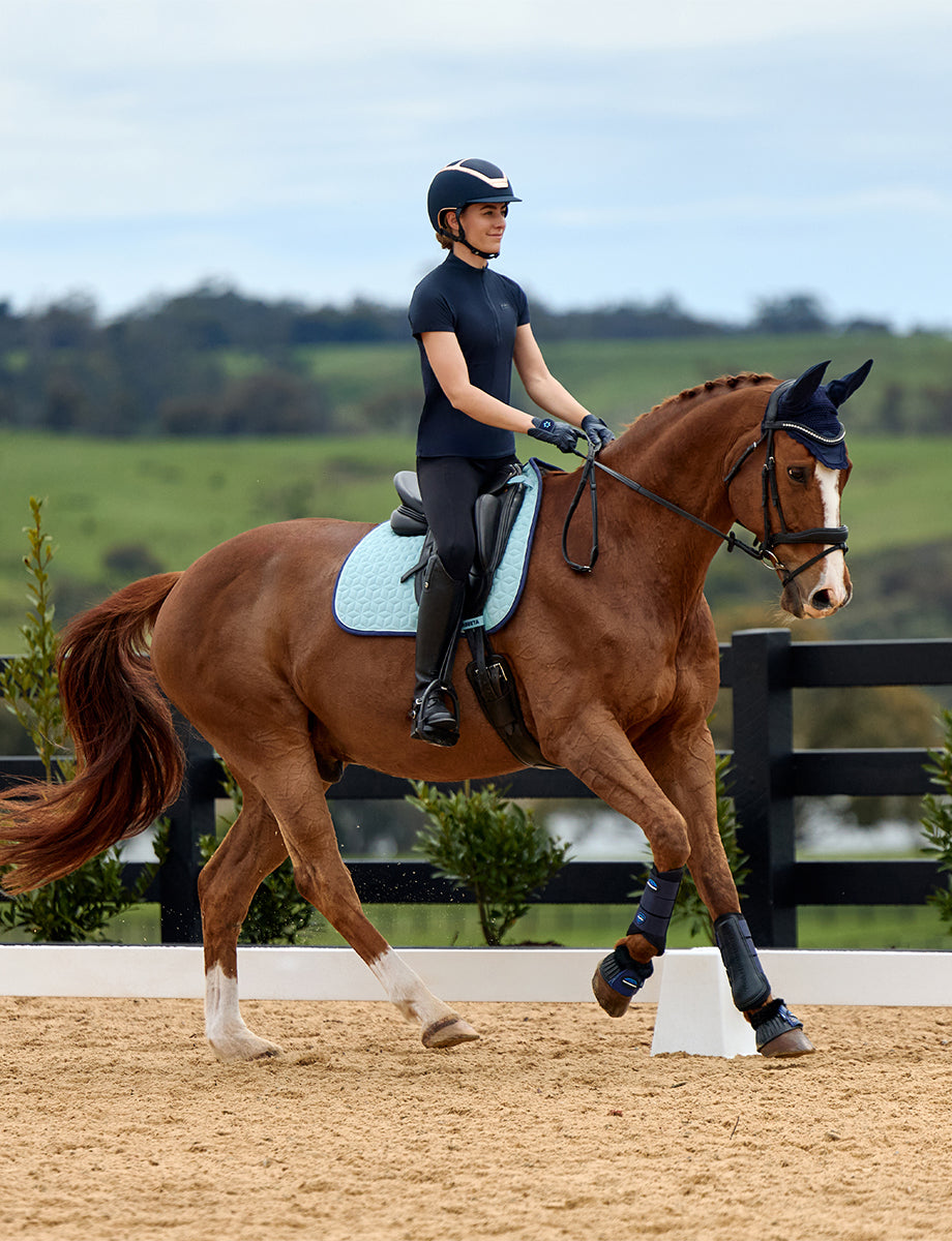 WeatherBeeta Suede Elite Air-Tec Dressage Saddle Pad