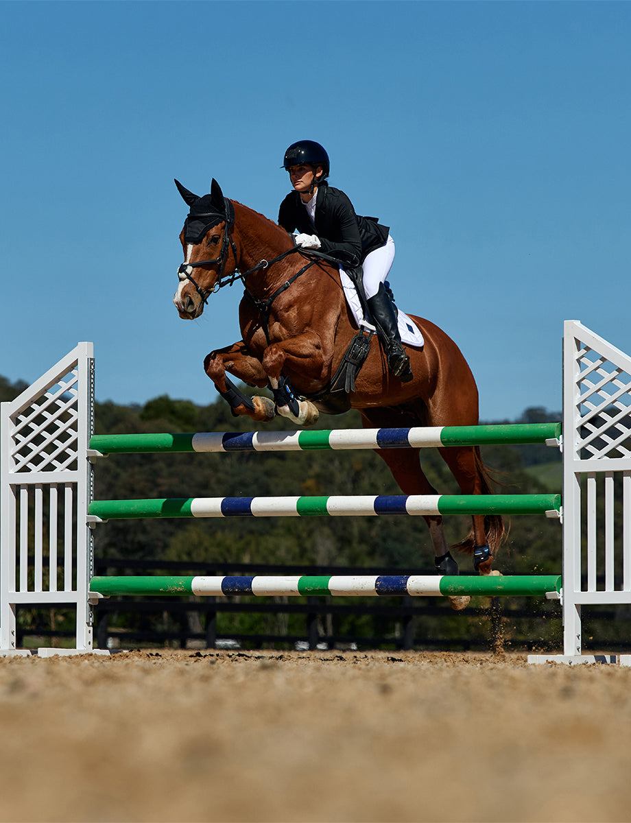 WeatherBeeta Satin Luxe Air-Tec Euro Jump Shaped Saddle Pad