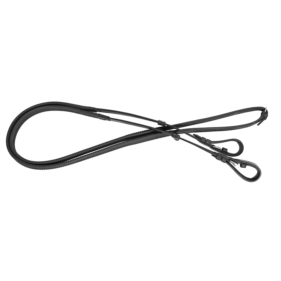 Platinum rubber grip reins