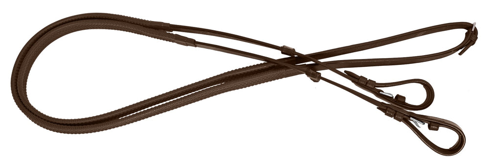 Platinum rubber grip reins