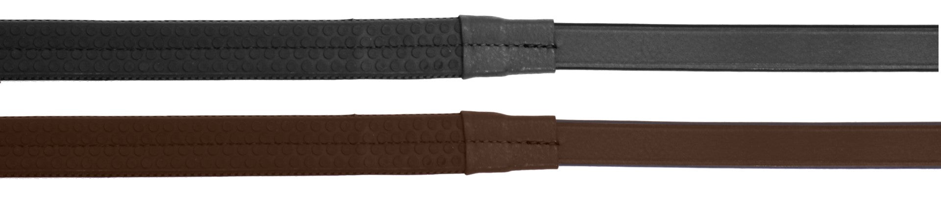 Platinum rubber grip reins