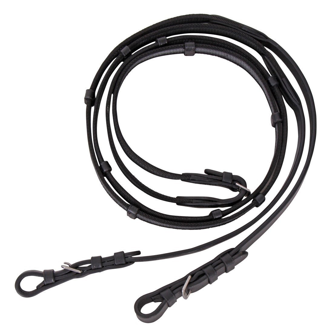 Cavallino sure grip reins, sure grip buckle end