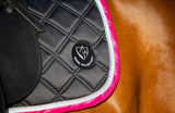 BARE ECOLUXE - Luxury Saddle Pad - Miami (Black/Pink)