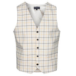 EQUETECH MENS CLASSIC TATTERSALL CHECK WAISTCOAT