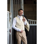 EQUETECH MENS CLASSIC TATTERSALL CHECK WAISTCOAT