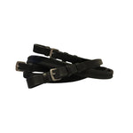 'Madeline' Italian leather bridle Black