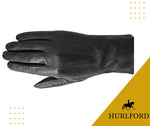 Hurlford Elite Adult Black & Navy Leather Gloves