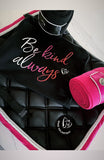 BARE ECOLUXE - Luxury Saddle Pad - Miami (Black/Pink)